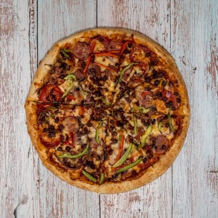 Winchester's Meaty Feast Pizza